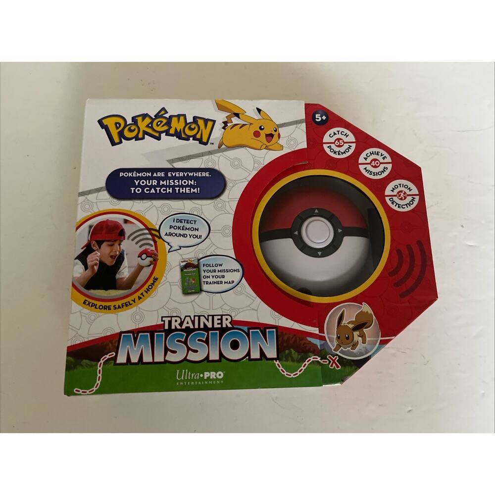 Pokemon Ultra Pro Trainer Mission Toy Game Motion Detection Catch Em All - NEW